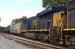 CSX ES44AH 3156 runs second